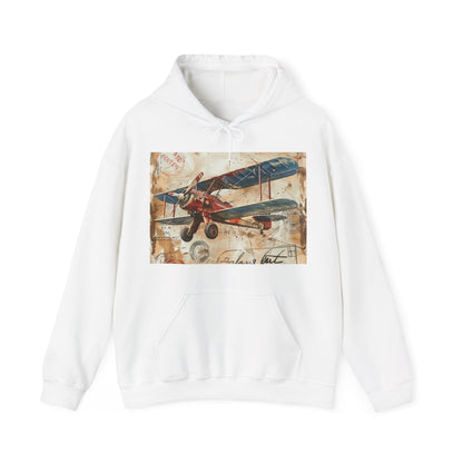 Tales of the Sky: A Vintage Airplane's Odyssey Hoodie

This