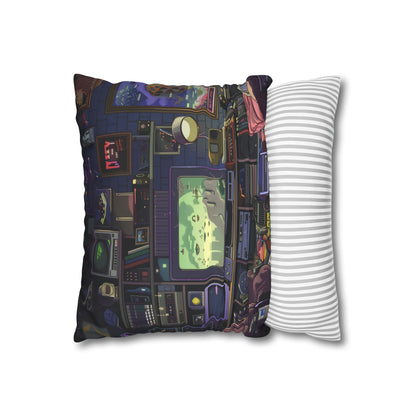 "Retro Gamer Pillowcase - Level up your sleep game with this vibrant 8-bit pixel design, perfect for gamers and nostalgia lovers. High-quality, comfortable, and stylish. Makes a great gift!"