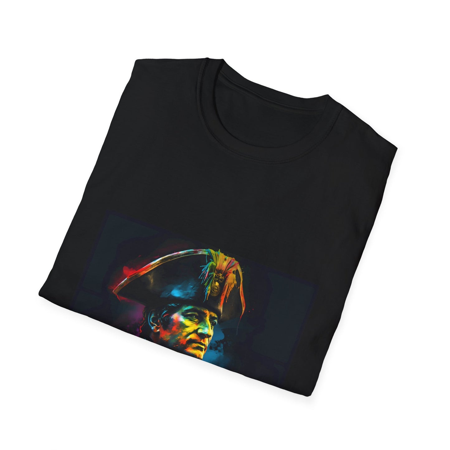 Napoleon T-Shirt : Imperial Radiance in Neon Hues