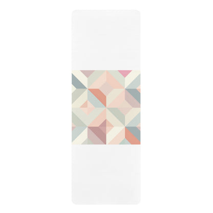 Harmony in Motion: Pastel Geometrics Yoga Mat | Home Decor | Home & Living, Mother's Day, Rugs & Mats, Sports, Spring Essentials, Sublimation, Summer Picks, TikTok | Prints with Passion