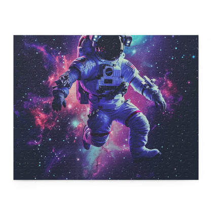 "Galactic Astronaut Jigsaw Puzzle - Explore the vast cosmos in this space-themed puzzle"