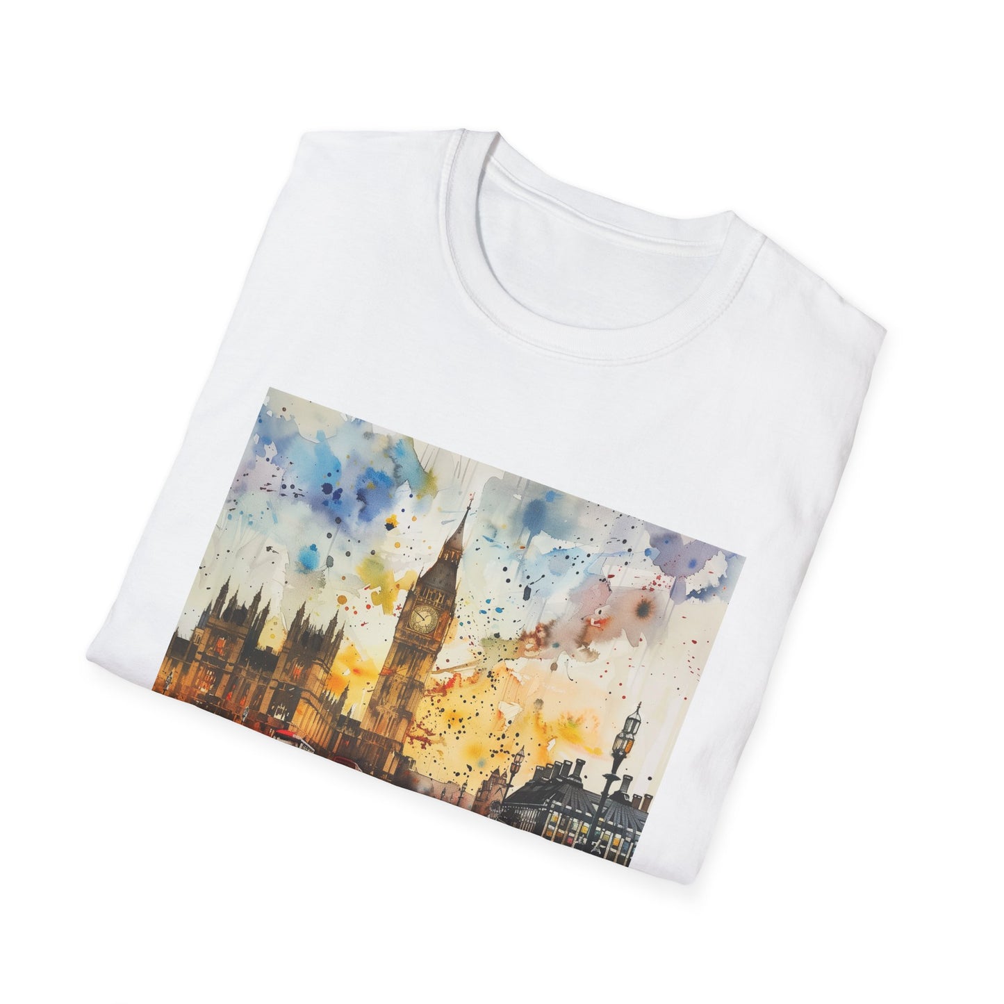 London Calling: Big Ben Watercolor T-Shirt