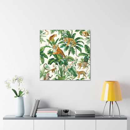 Tiger Jungle Canvas Print