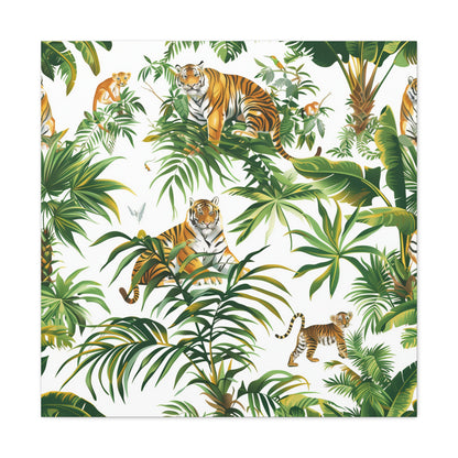 Tiger Jungle Safari Canvas Print | Canvas | Art & Wall Decor, Canvas, Fall Picks, Hanging Hardware, Home & Living, Indoor, Top Spring Products, Valentine's Day promotion | Prints with Passion