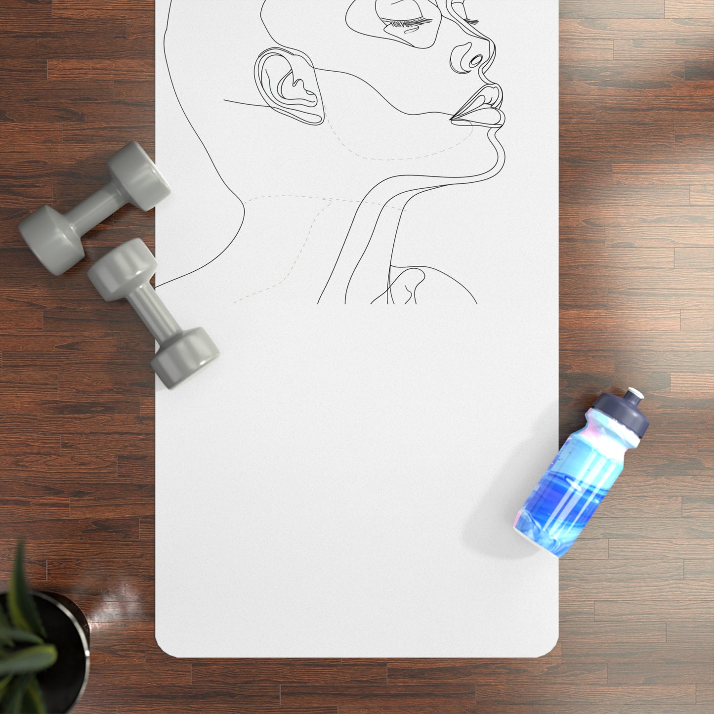 Zen Face Minimalist Yoga Mat