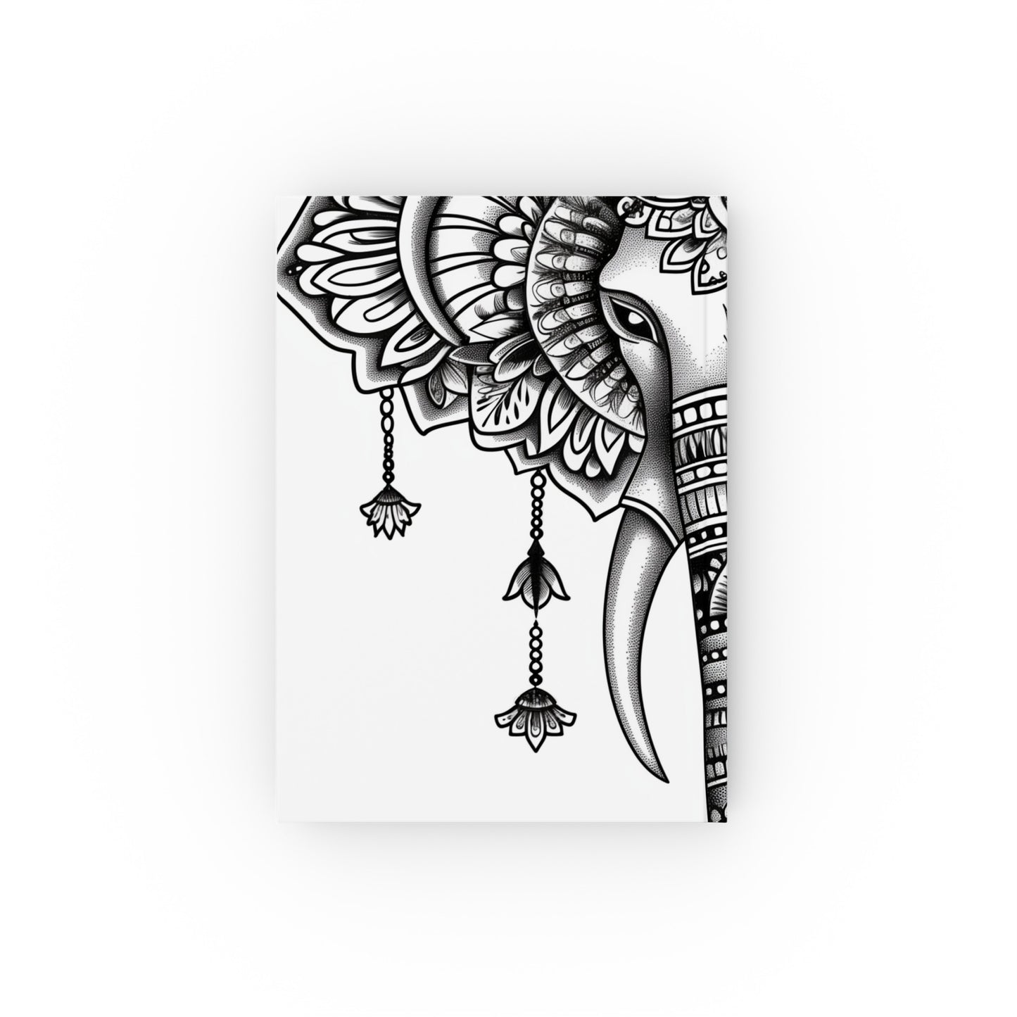 "Elephant Wisdom Mandala Journal | High-quality, versatile, and stylish | Perfect for reflection and mindfulness"