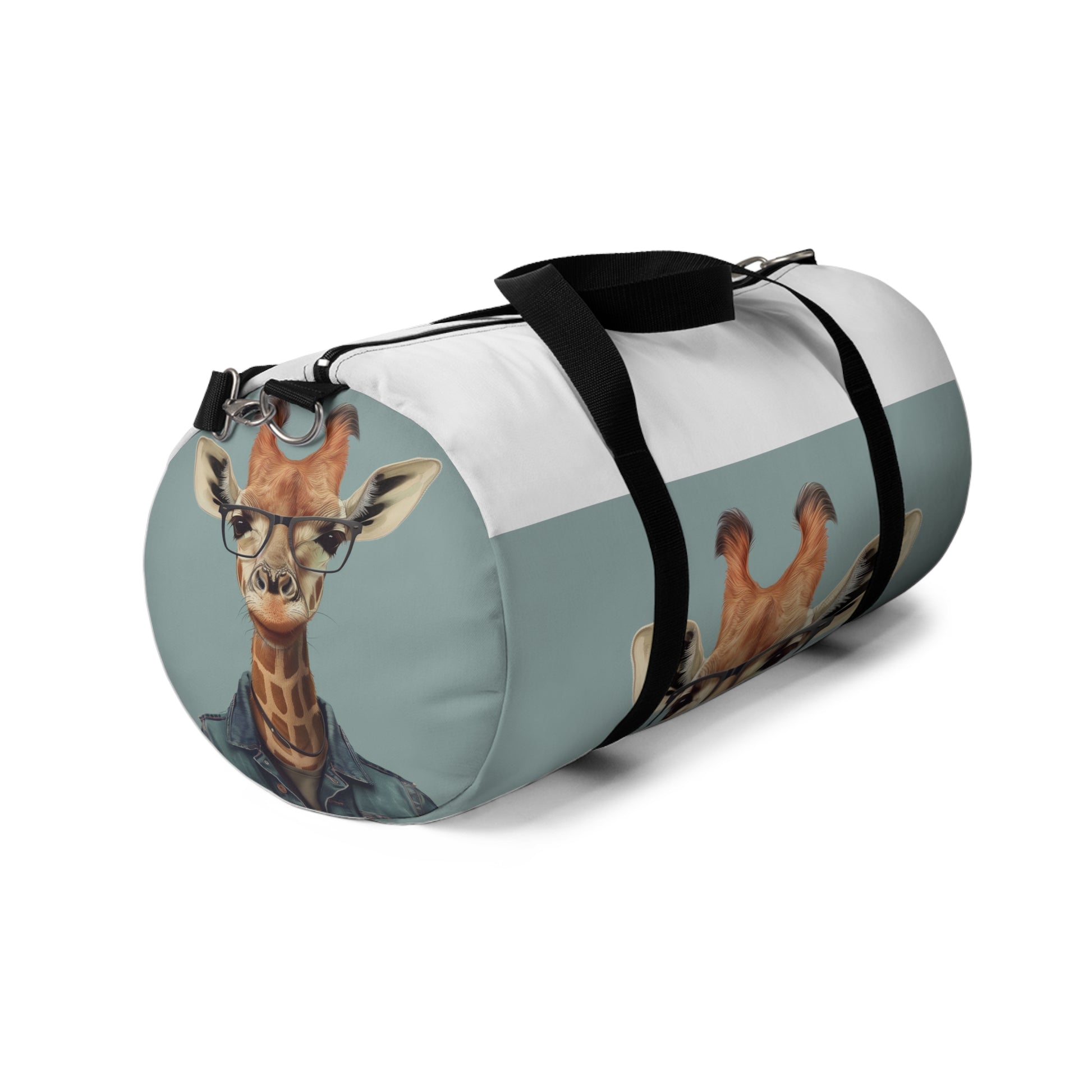 Giraffe Hipster Duffel Bag | Duffle Bags | Accessories, All Over Print, AOP, Assembled in the USA, Assembled in USA, Bags, Duffle, Made in the USA, Made in USA | Prints with Passion