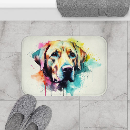 Labrador Paws Bath Mat | Bath Mats | Bath, Bathroom, Home & Living, Indoor, Sublimation | Prints with Passion