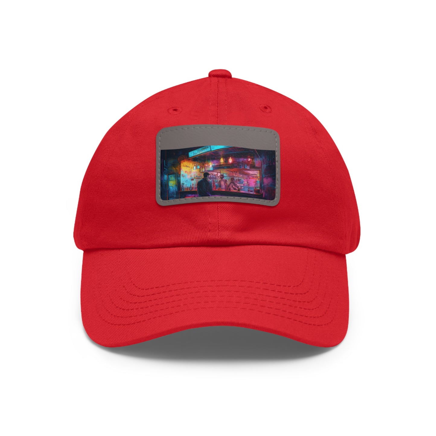 Neon Watercolor Splash Baseball Cap