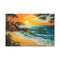 Corsica Mediterranean Sunset Coastline — Canvas Wall Art — Front Gallery-Wrapped Canvas View