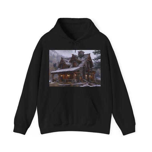 The Sanctuary: A Rustic Cabin Getaway Hoodie | Hoodies | DTG, Hoodies, Men's Clothing, Regular fit, Unisex, Women's Clothing | Prints with Passion