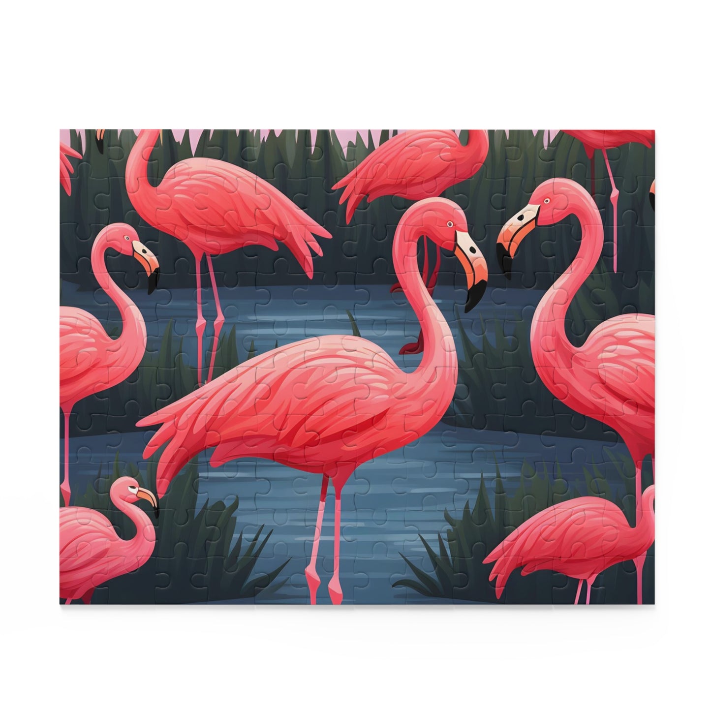 Flamboyant Flamingo Frenzy Puzzle