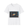 Retro Synthwave Cosmos VHS Graphic Unisex Softstyle T-Shirt – Prints With Passion (View 1)