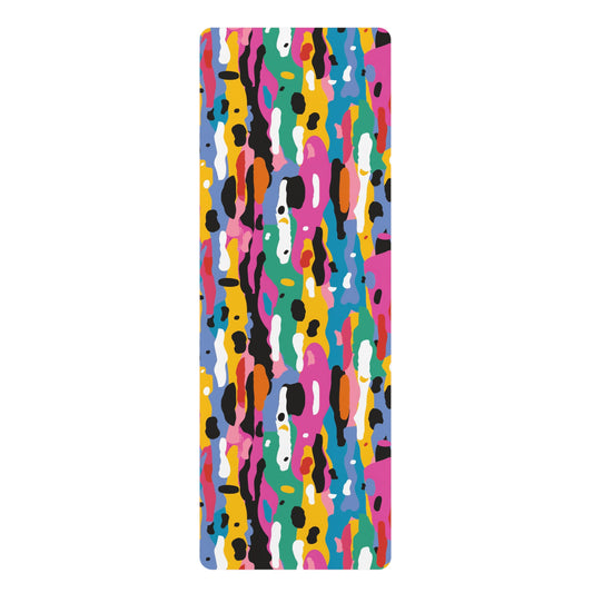 Vibrant Abstract Yoga Mat