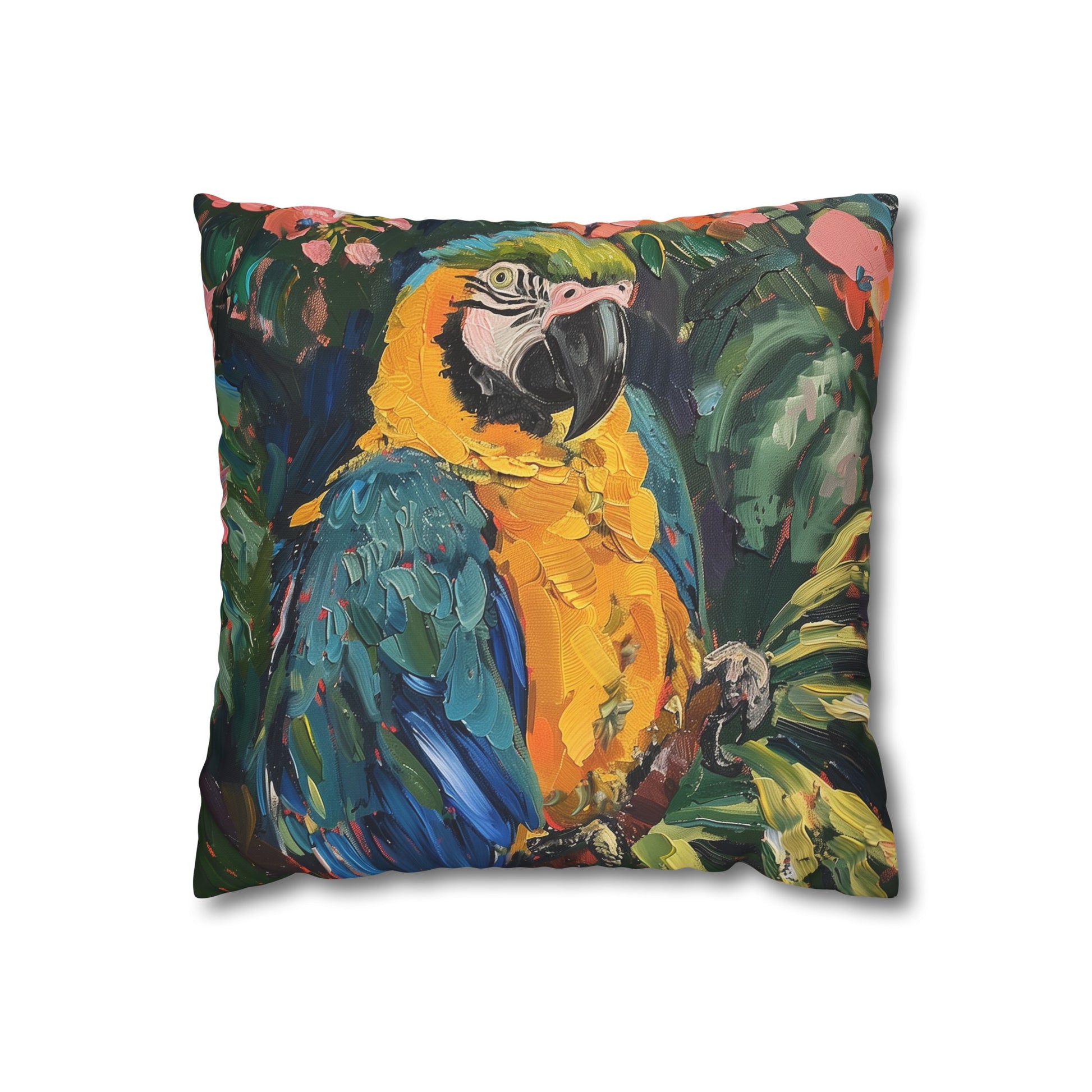 Parrot Jungle Pillowcase | Pillow Cases | All Over Print, AOP, Bed, Bedding, Home & Living, Indoor, Pillow Case, Pillow Covers, Pillows & Covers, Sublimation | Prints with Passion