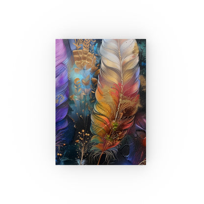 Bohemian Feather Journal for Self-Discovery | Soul Flight | High-Quality & Stylish | Perfect Gift