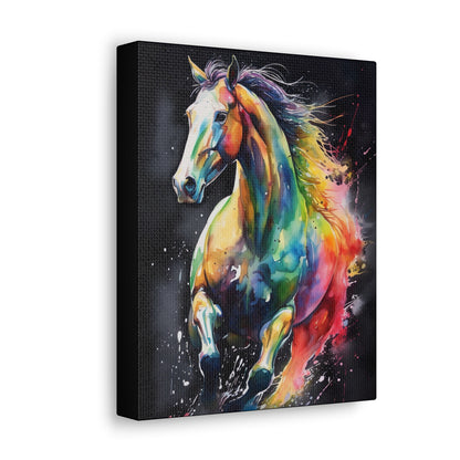 Graceful Gallop Horse Painting Canvas Print | Canvas | Art & Wall Decor, Canvas, Fall Picks, Hanging Hardware, Home & Living, Indoor, Top Spring Products, Valentine's Day promotion | Prints with Passion