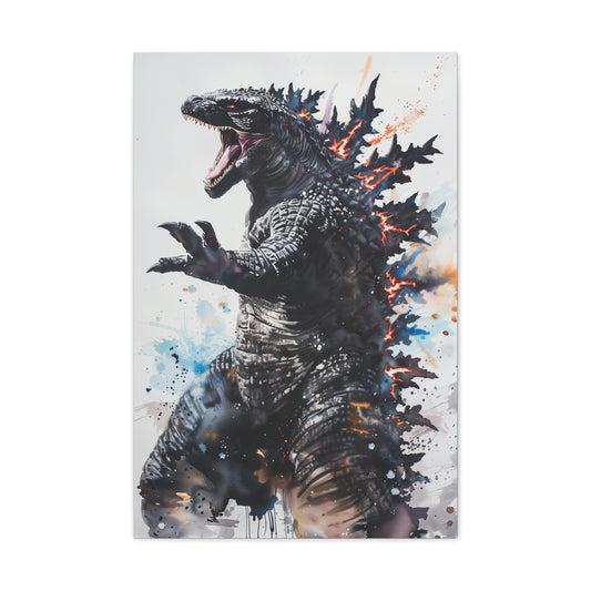 Godzilla: King of the Monsters Canvas: Godzilla Hoodie | Canvas | Art & Wall Decor, Canvas, Fall Picks, Hanging Hardware, Home & Living, Indoor, Top Spring Products, Valentine's Day promotion | Prints with Passion