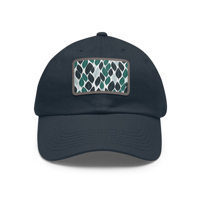 Green Ferret Leaf Pattern Baseball Cap