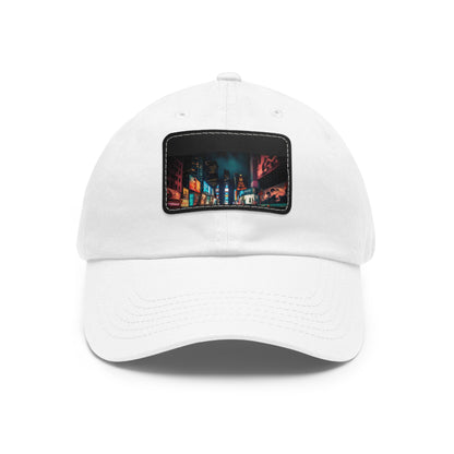 Times Square Nights Embroidered Baseball Cap