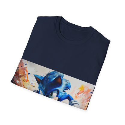 Sonic Watercolor Tee: Speedy Style