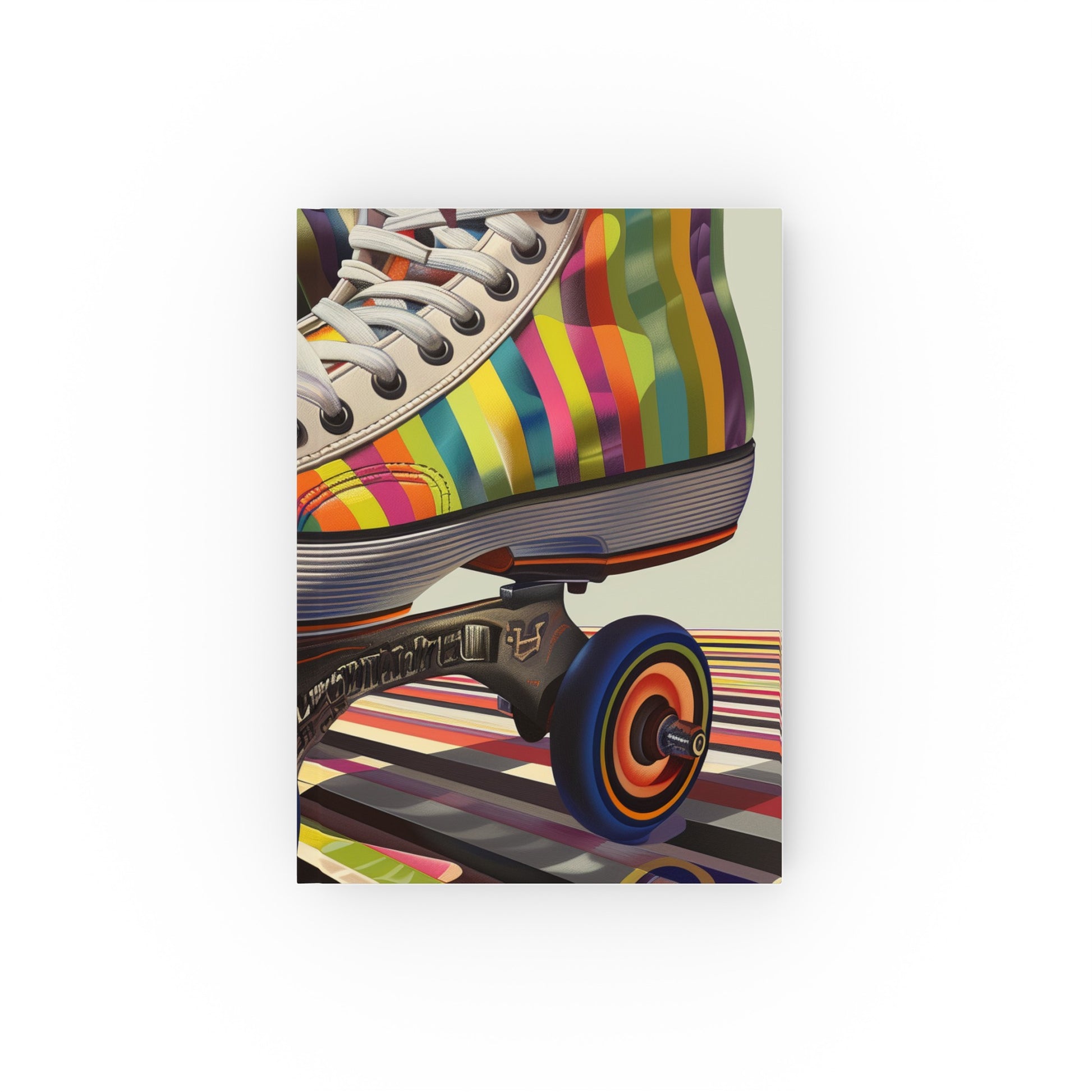 "Retro Roller Skate Journal - Inspiring design for creative minds to roll freely through life with style! Great gift idea. Shop now!"