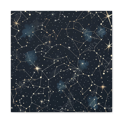 Starry Night Sky Canvas Print