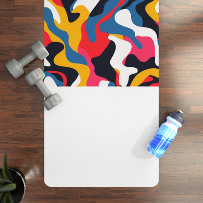 Bold Bright Abstract Yoga Mat