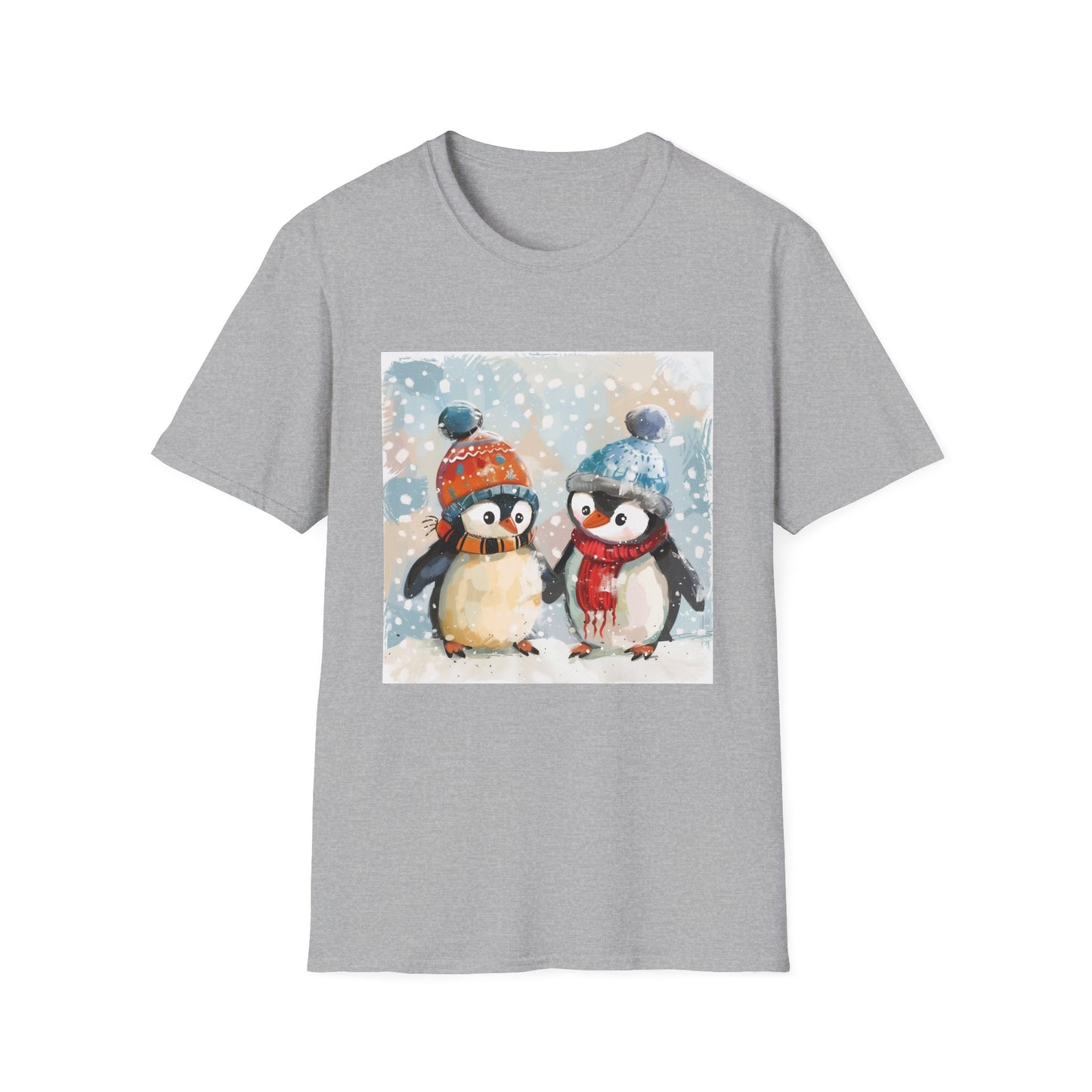 Waddle in Style: Penguins with Winter Flair