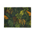 Nordic Woodland Forest Botanical Seamless Plush Fleece Throw Blanket - View 3 | Prints With Passion