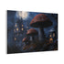 Giant Mushroom City under Moonlight (Edition II) — Canvas Wall Art — Product Detail View 6