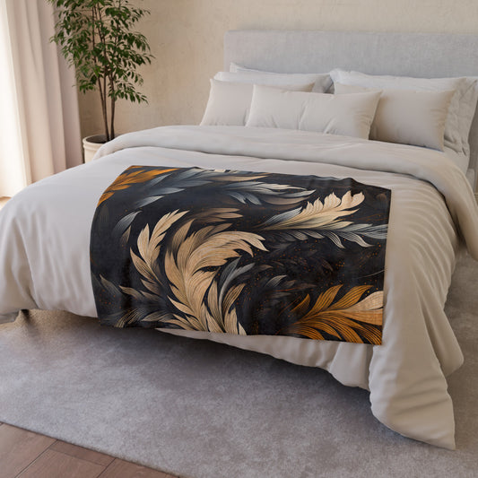 perfect for adding a touch of artistic flair to your home decor. Wrap yourself in the beauty of calligraphy letters with this unique and elegant Blanket. Transform your space with the fluid elegance of calligraphy letters embodied in this exquisite Blanket. Discover the artistry of calligraphy with every use of this captivating Blanket