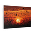 Sunset Made of Music Notes (Edition II) — Canvas Wall Art — Side Profile & Stretched Corner Detail