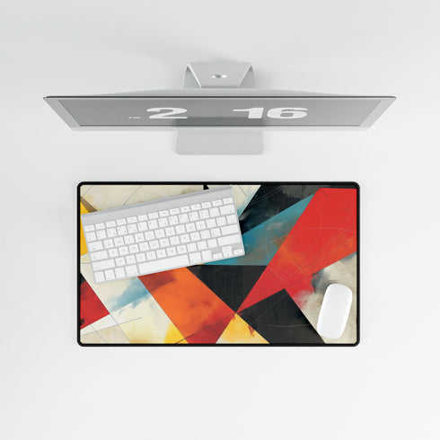 Abstract Geometric Shapes — XL & XXL Desk Mat — Product Detail View 8