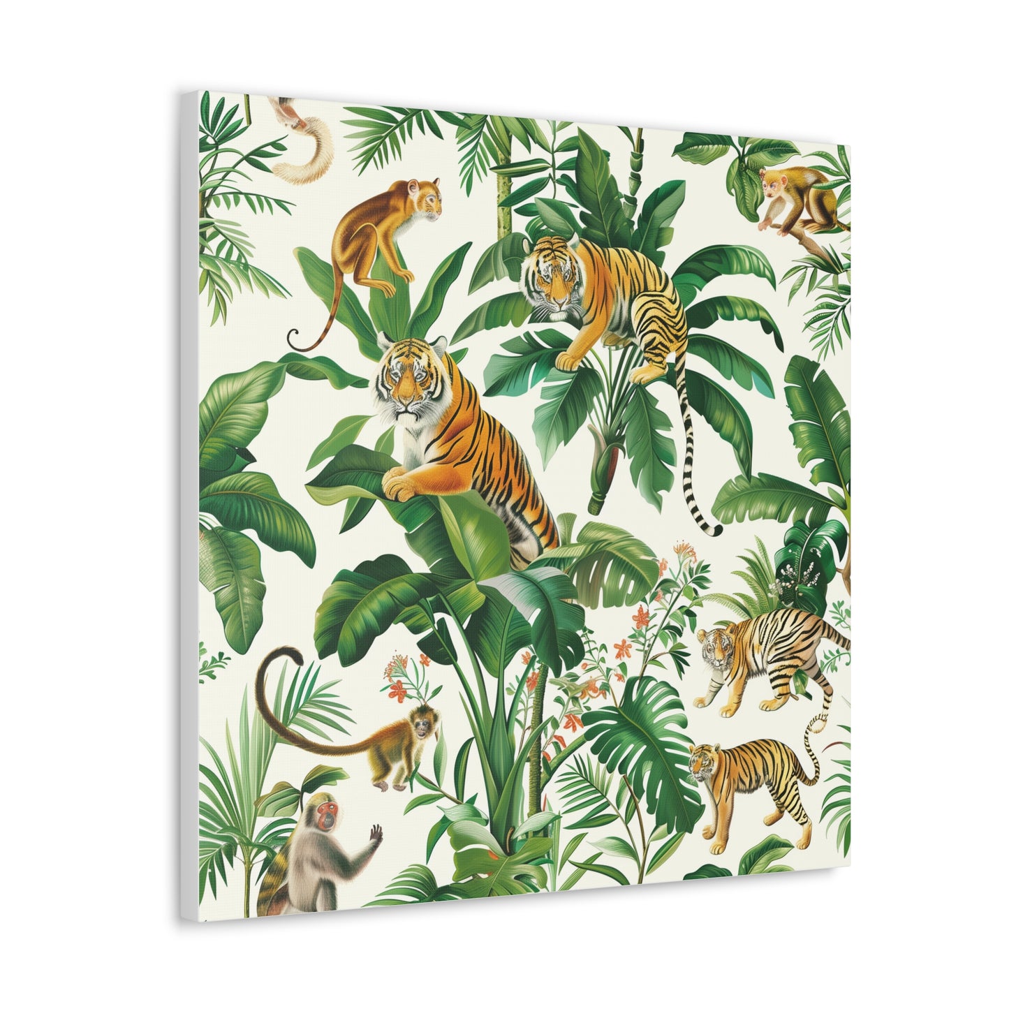 Tiger Jungle Canvas Print