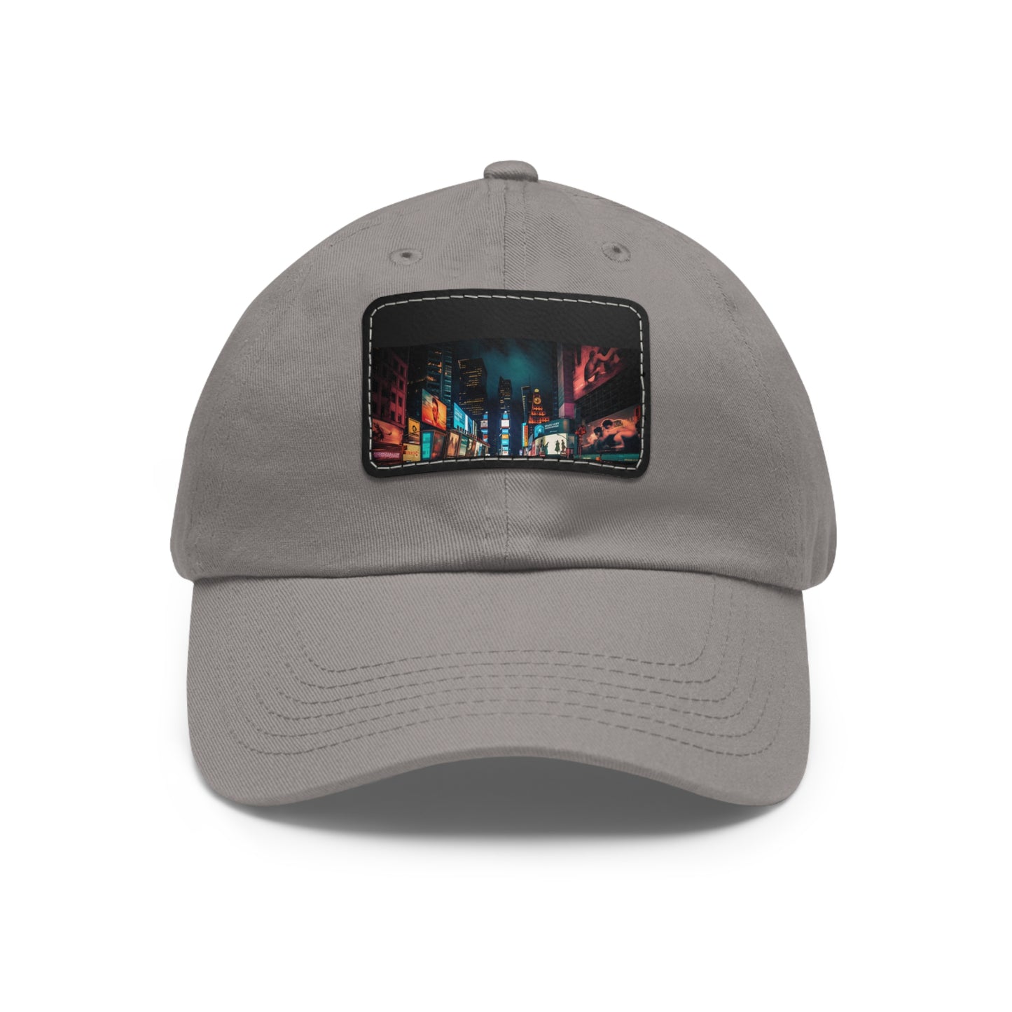 Times Square Nights Embroidered Baseball Cap