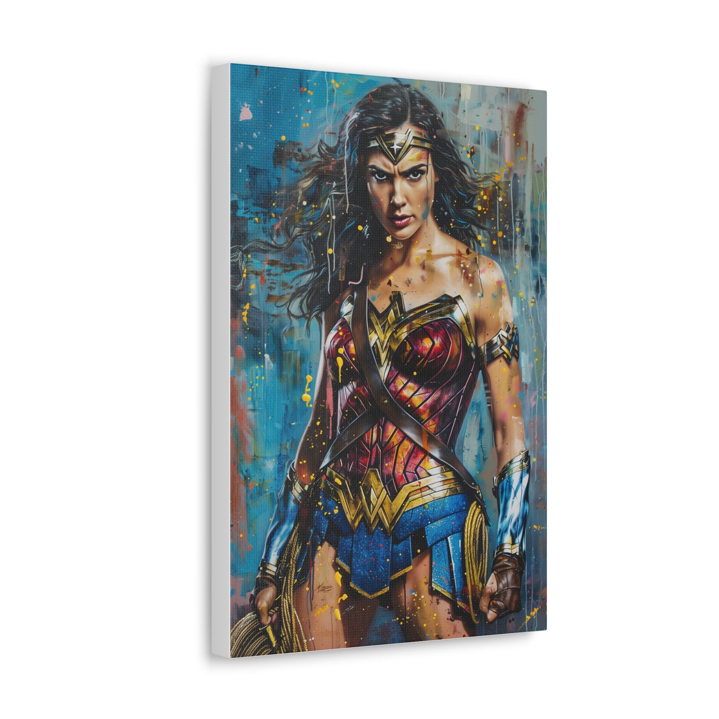 Wonder Woman Canvas Print : Amazonian Power and Grace