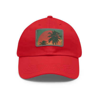 Vintage Sunset Paradise Cap