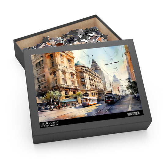 Melbourne Skyline Jigsaw Puzzle | Puzzle | Back-to-School, Fall Picks, Games, Holiday Picks, Home & Living, Puzzles, TikTok, Valentine's Day, Valentine's Day Picks | Prints with Passion