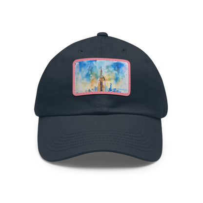 Empire State Skyline Watercolor Cap