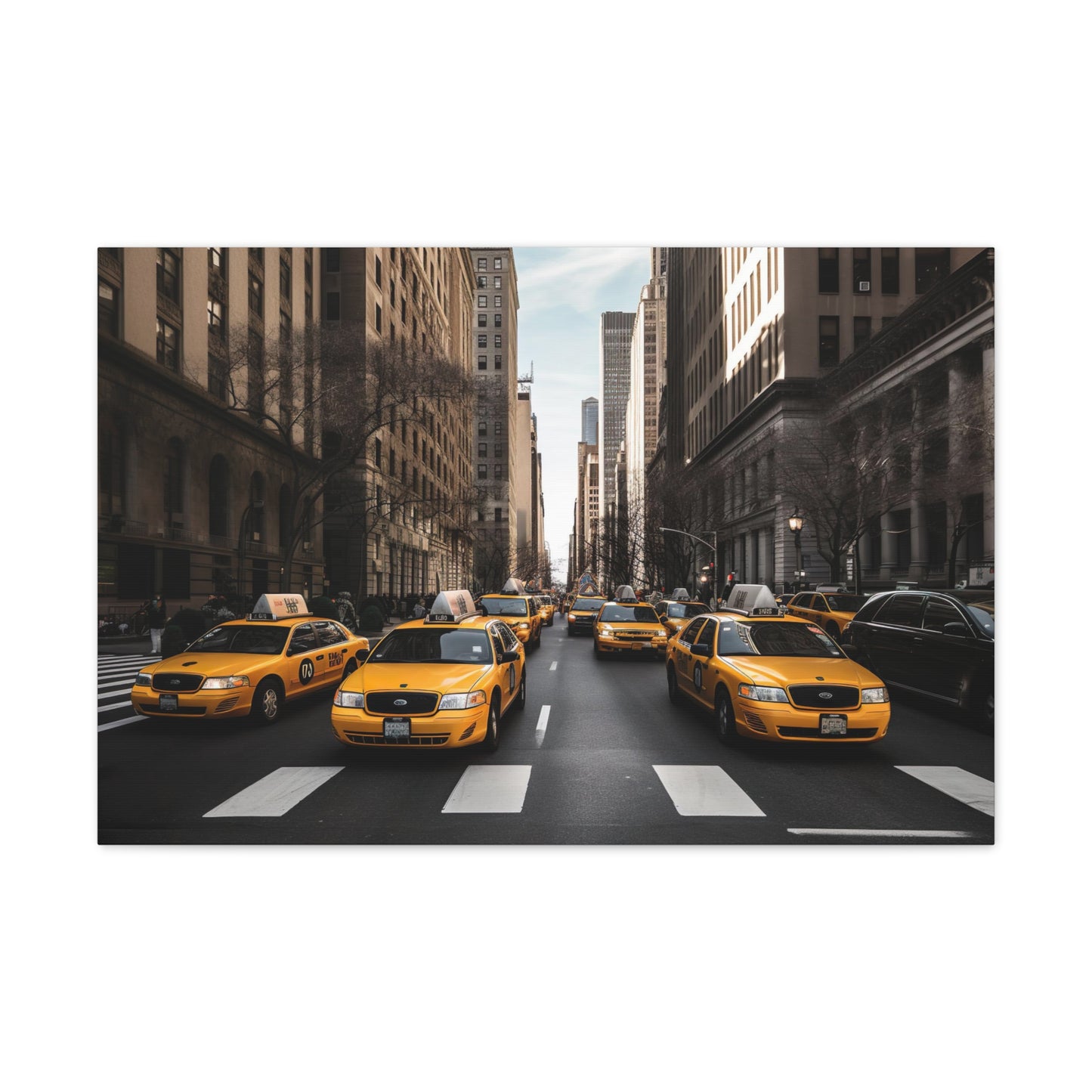 NYC Taxi Traffic Canvas: New York City Pass Edition | Canvas | Art & Wall Decor, Canvas, Fall Picks, Hanging Hardware, Home & Living, Indoor, Top Spring Products, Valentine's Day promotion | Prints with Passion