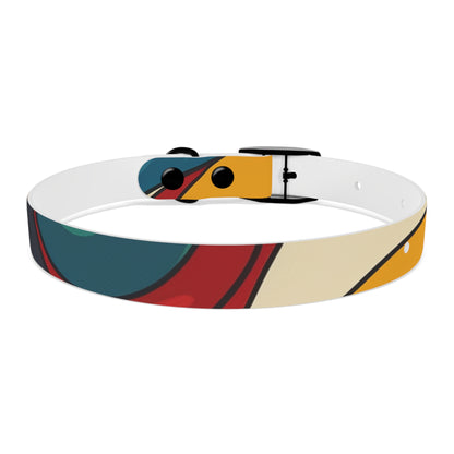 Retro Waves Dog Collar: Vibrant & Stylish