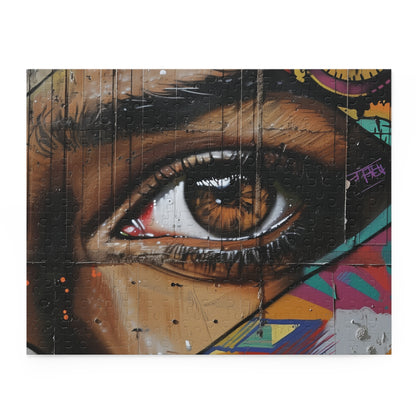 "Urban Graffiti Puzzle Collection - Vibrant street art jigsaw puzzle for art lovers"