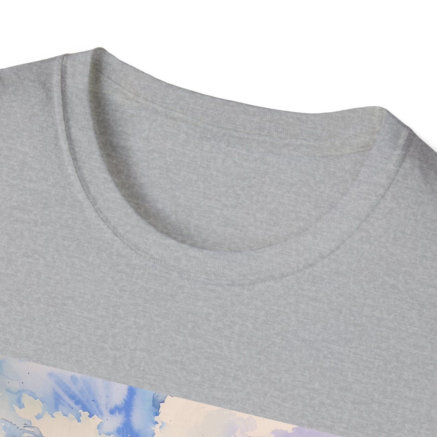 Majestic Peaks in Watercolor: The Swiss Alps T-shirt