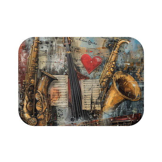 Melody Mat | Bath Mats | Bath, Bathroom, Home & Living, Indoor, Sublimation | Prints with Passion