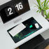 Overgrown Library with Glowing Books — XL & XXL Desk Mat — Product Detail View 7