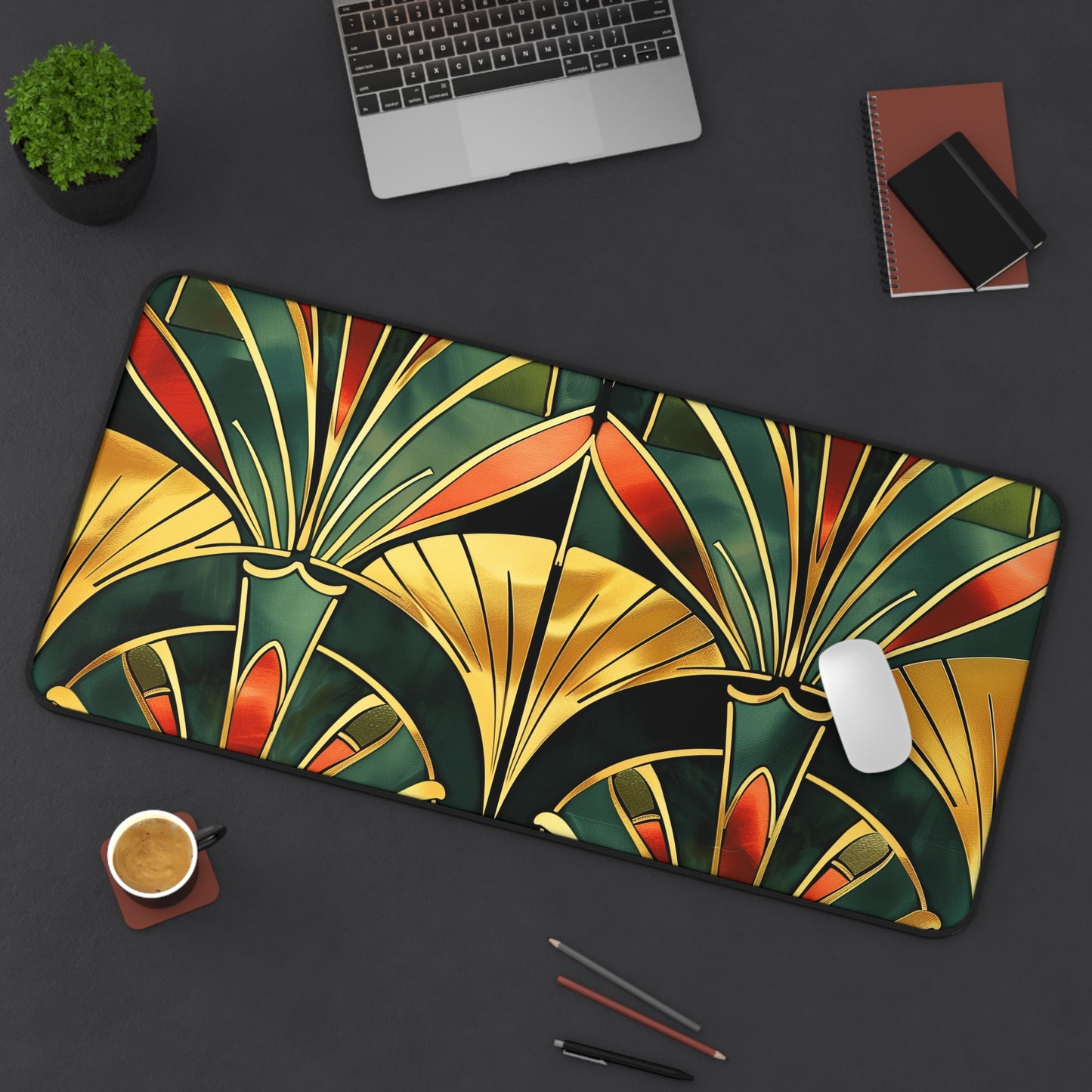 Customizable Neoprene Desk Mat with Anti-Slip Backing - 3 Sizes Available - Upgrade Your Workspace now