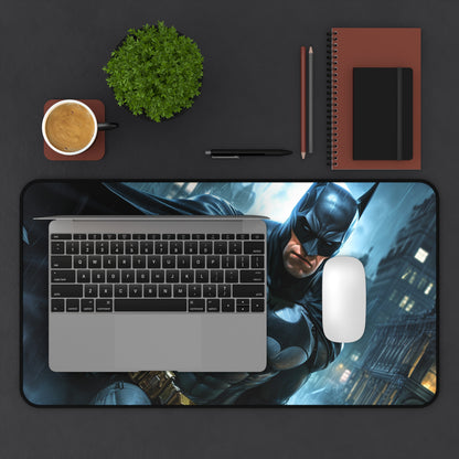 "Batman Gotham City Desk Mat - Transform your workspace with iconic imagery and durable design, perfect for superhero fans"