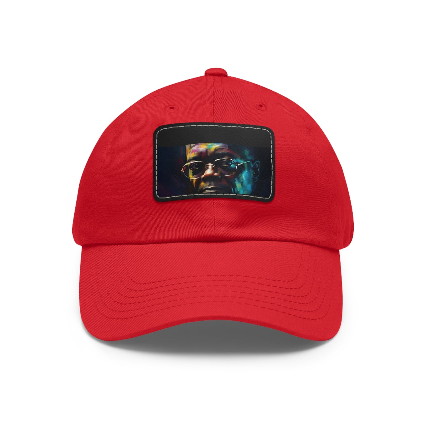 Neon Fusion: Samuel LJackson Watercolor Baseball Cap