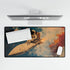 Spaceman Riding a Comet — XL & XXL Desk Mat — Product Detail View 5